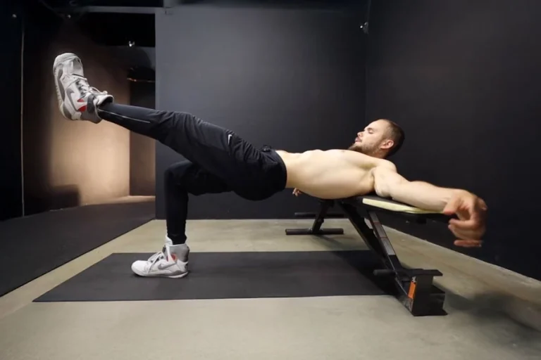 Single-Leg Hip Thrust on Bench