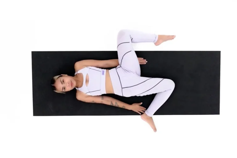 Supine 9090 Stretch