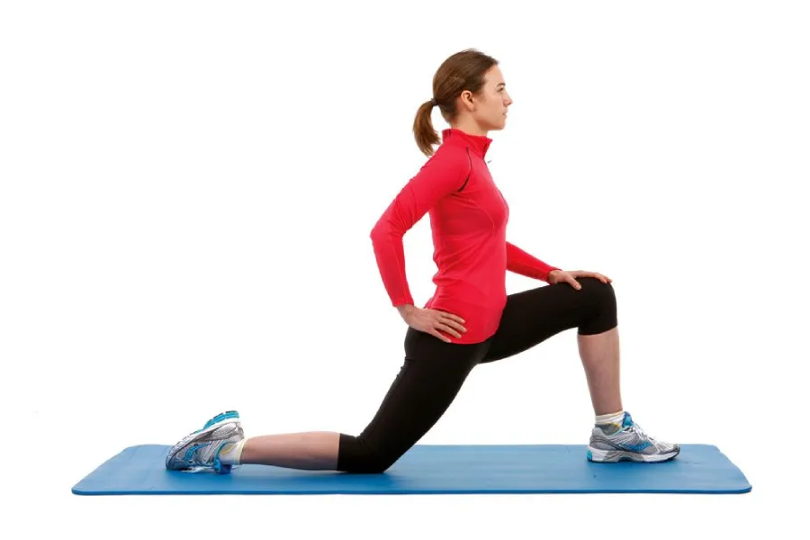 تمرین کشش عضلات ران (Hip Flexor Stretch)