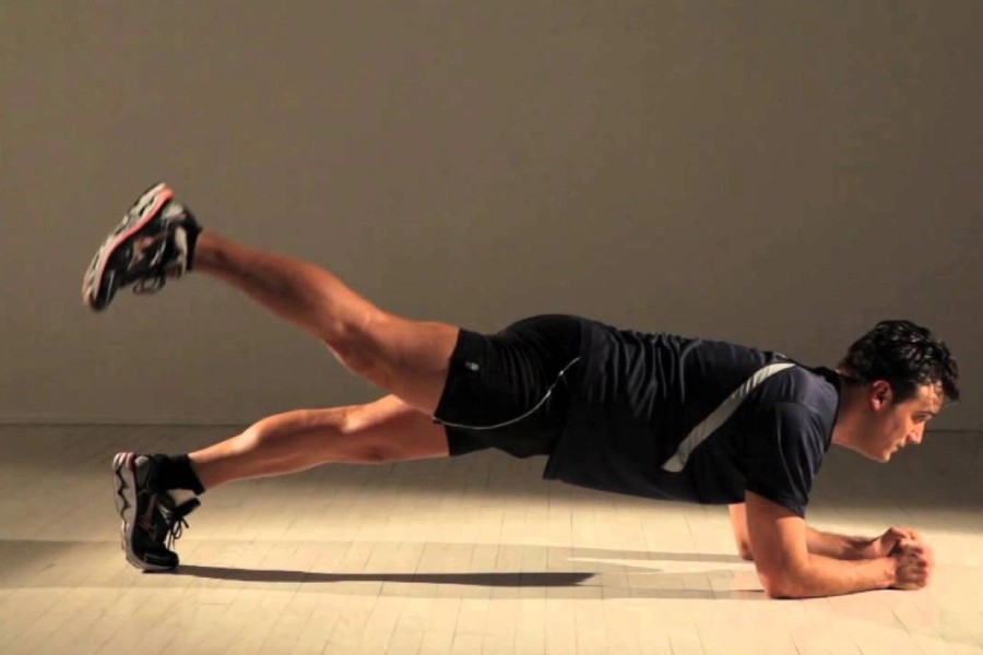 Plank with Leg Raises